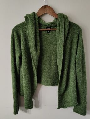 Eileen Fisher Asymmetrical Textured Knit Wool Blend Sweater Women's Large